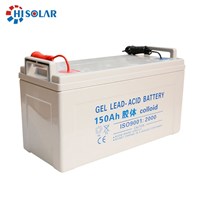 Batteria ricaricabile GEL al piombo 12V 150Ah sigillata per sistema ups